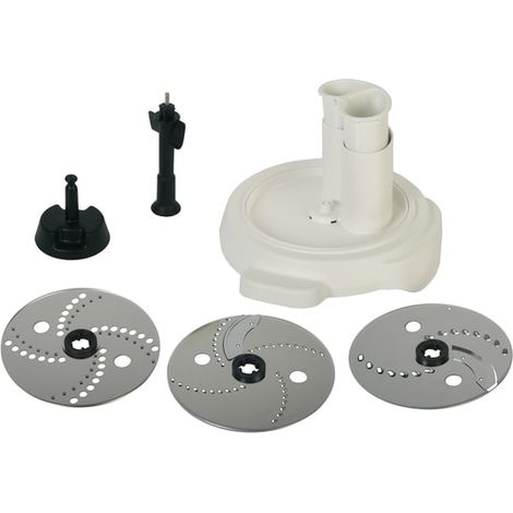 Moulinex – Ensemble de disques de découpe pour légumes – 3 disques réversibles – Compatible avec Robot culinaire Companion et XL – Découpe directe dans le bol (1/5)