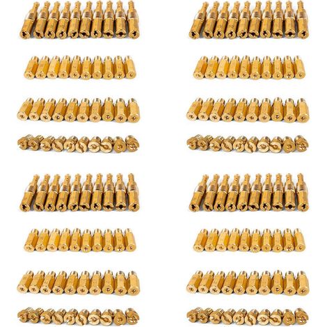 120 gicleurs principaux et 40 gicleurs de ralenti pour carburateurs PWK Keihin OKO CVK PWM (1/5)