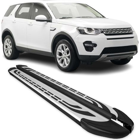 OMAC Trittbretter für Land Rover Discovery Sport 2015-26 Alu Schwarz-Silber (1/5)