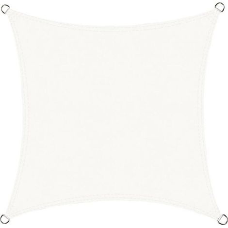 Voile d'ombrage carrée 2x2 mètres, toile d'ombrage imperméable, protection UV, convient pour patio, jardin, terrasse, extérieur (1/3)