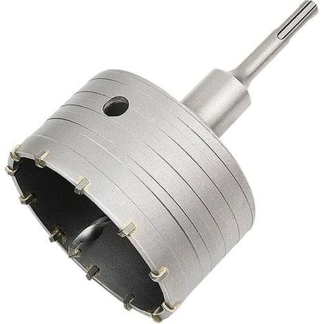 Scie cloche trépan béton 110mm – Adaptateur SDS Plus – Pour murs en béton, brique et pierre – Coupe rapide sans vibration (1/4)