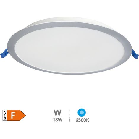 Downlight empotrable LED redondo Belur 18W 6500K Gris (1/5)