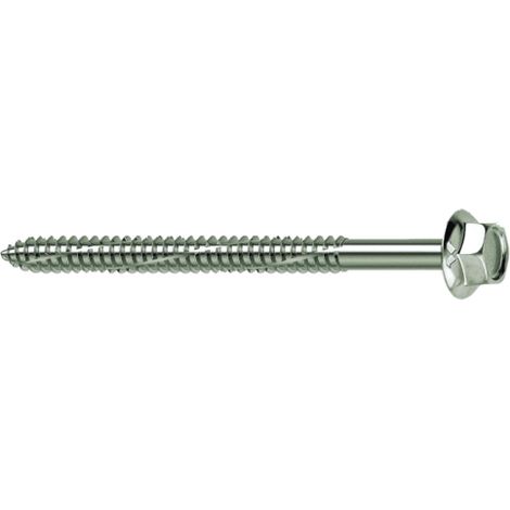 Mustad 100 pcs vis autotaraudeuses Kovervit BS tA te hexagonale 6x120 millimA tre