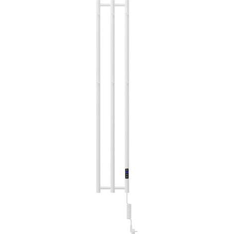 Mexen Pino radiatore elettrico con portaasciugamani 1405 x 242 mm, 200 W, bianco - W301-1405-242-00-20 (1/3)