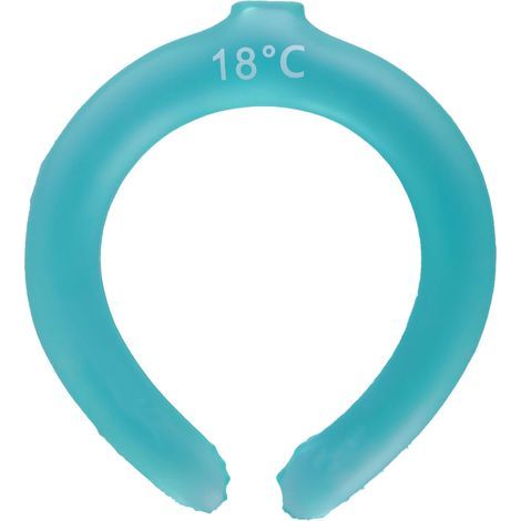Bandeau rafraîchissant pour le cou - Tube de refroidissement réutilisable et respirant pour l'été - Bleu (1/5)