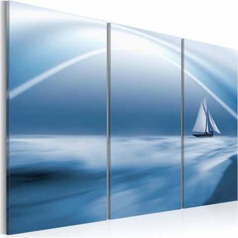 Tableau voiler dans les nuages - 90 x 60 cm
