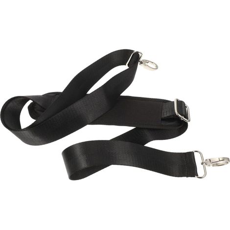 Sangle Bandoulière de Remplacement Réglable en Pp Confortable et Antidérapante pour Paquet à Dos Paquet D'ordinateur Portable Noirs (1/5)