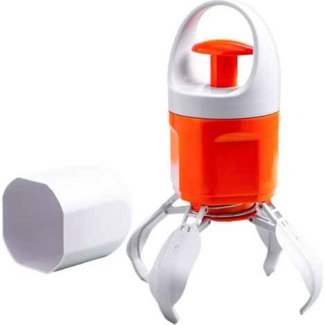 Paletta portatile per la raccolta delle deiezioni canine: detergente ecologico con dispenser di sacchetti integrato, leggero e compatto.