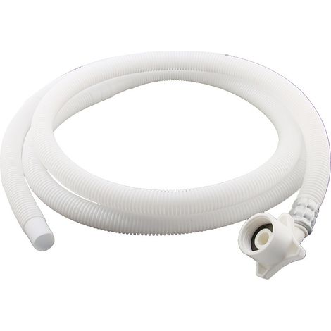 Tuyau de vidange flexible et renforcé de 1,5 mètre (raccord fileté de 3/4 de pouce) pour climatiseurs et lave-linge convient aux accessoires pour climatiseurs et robinets de cuisine.