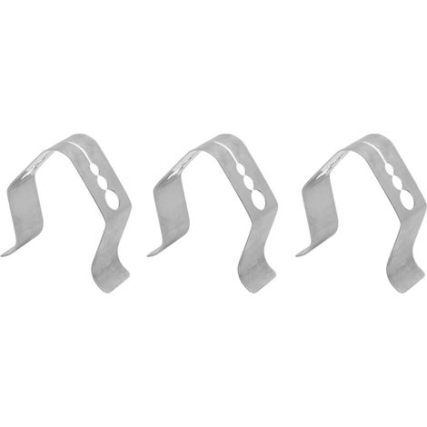 Lot de 3 supports de fixation pour sonde de barbecue en acier inoxydable à 3 trous, accessoires de cuisine (1/5)