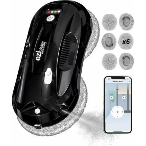 Eziclean Windobot S4 Plus robot limpiacristales negro 72 W