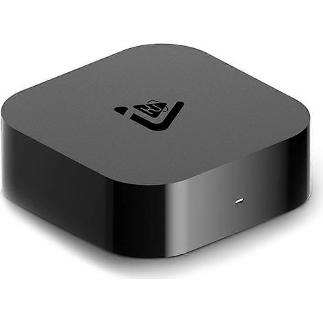 Le lecteur TV intelligent C7 prend en charge le Bluetooth, une télécommande multilingue, la 4K HD, un décodeur TV portable pour la maison, le WiFi et dispose d'une prise standard américaine à 6 broche (1/5)