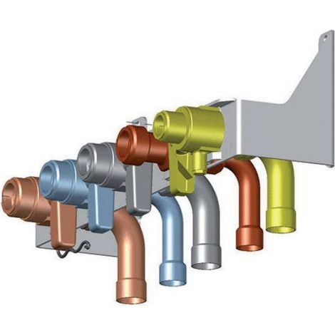 Kit de raccordement pour chauffe-eau électrique – Filetage plomberie – Montage chaudières THEMA/SEMIA – Saunier Duval