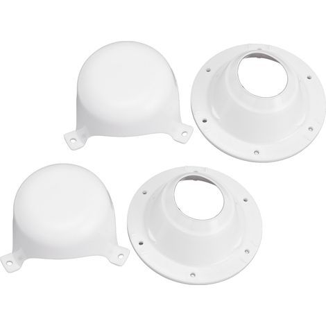 Kit de couvercles en plastique de remplacement pour bouchons de ventilation de plomberie RV, 2 jeux, pour remorque, camping-car, égouts de toit (1/5)