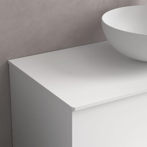 Arbeitsplatte aus SOLID SURFACE 800 x 12 x 460 mm (1/2)