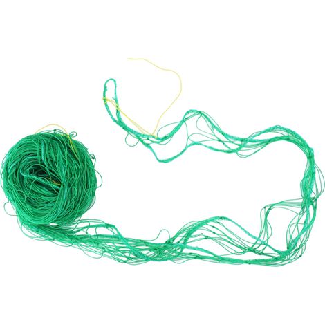Filet de Rampe pour Plantes Vert, Treillis en Polypropylène pour Soutien des Légumes et Fruits Grimpeurs, 2x5m (1/5)