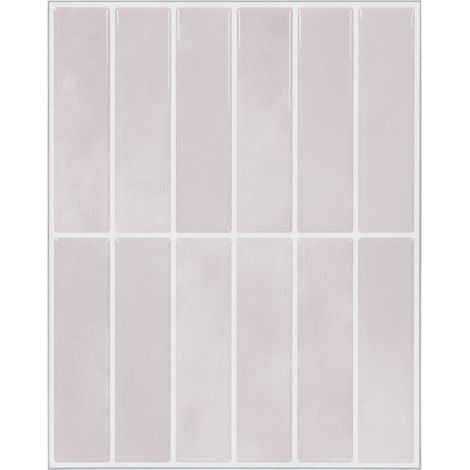 Rectangular Tile 10 pcs Beige 29 x 23 x 0.08 cm vidaXL