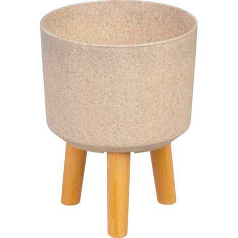 Blumentopf Strend Pro, Farbe Bambusfaser, 20x20x26 cm