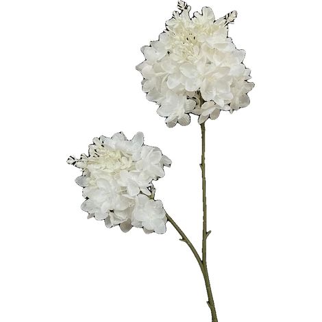 Kunstblumen, Hortensienart, für den Innenbereich, WEISS, 1Stück-a (1/2)
