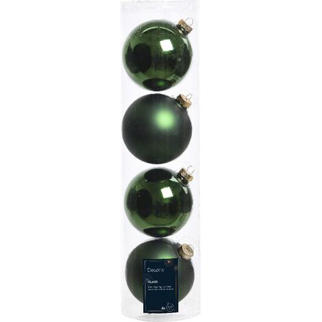 kaemingk KAEMINGK - Box sfere in vetro verde 10cm Cod. 141592 (1/3)