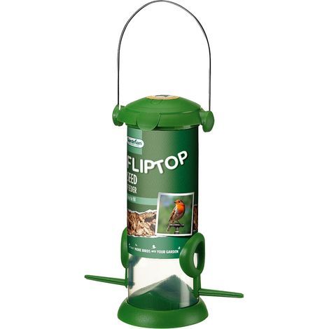 Seed Dispenser, Hinged Lid, Durable Plastic, For Garden and Balcony (1/5)