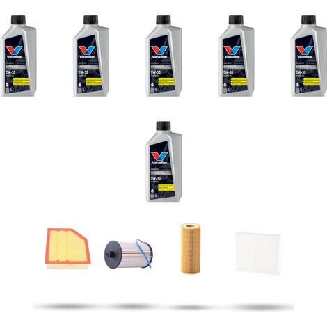 Kit tagliando 4 FILTRI e 6L OLIO compatibile con Volvo XC90 2.4 D5 155Kw dal 2013 al 2014 (1/5)