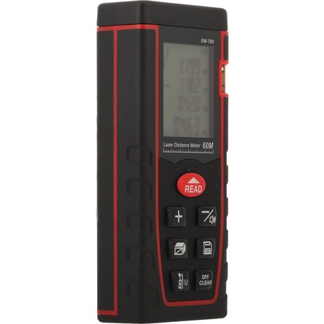 Télémètre laser portable 630-670 nm, outil de mesure laser infrarouge haute précision, portée 60 m (1/5)