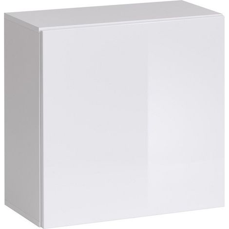 Mobile contenitore sospeso color bianco 60x60cm per soggiorno collezione SWITCH.