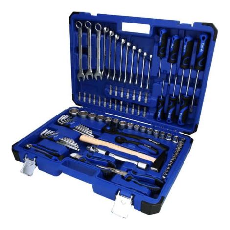 BRILLIANT TOOLS  set universale  di attrezzi  1/4"  + 1/2"  95 pezzi  - BT024095