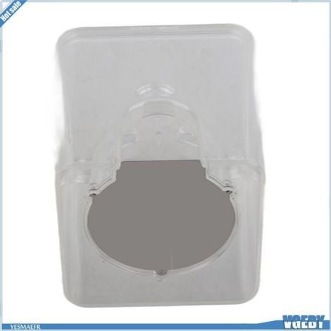 Ashata Cube d’eau de hamster Maison De Refroidissement Pour Petit animalerie cage 14x14x14cm / 5,5x5,5x5,5 pouces Transparent (1/5)