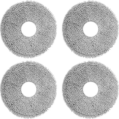 Lot de 4 Chiffons de rechange pour iRobot Roomba Plus 405 Combo Robot/505 Combo Robot, pour Dreame X40 Ultra Complete/L10s Pro Ultra Heat/X40 Master/L40 Ultra/ L10s Ultra Gen 2 aspirateur robot (1/5)