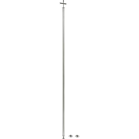 DUVER barra soporte estante techo cromo 1200mm. , 0UNIDADES