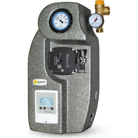 Modulo solare monovia con circolatore Grundfos UPM3 Hybrid 25-70 e centralina integrata precablata STDC (1/5)