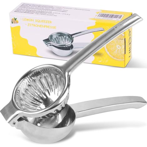 Presse-citron - Presse-agrumes manuel en acier inoxydable 304 Presse-agrumes, ergonomique, diamètre 8,5 cm (1/5)