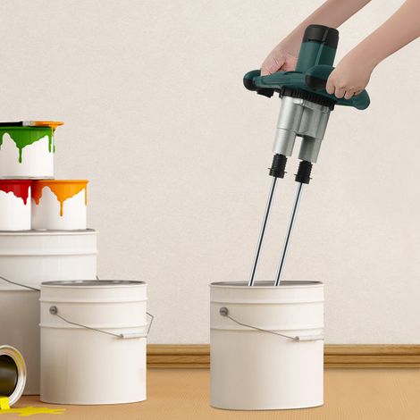 Profi Rührwerk Mörtelrührer 1800 Watt GRW1800-2 Twin - Doppel-Rührquirl (1/5)