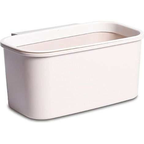 1 article - Panier suspendu pour table de chevet - Petite étagère pour table de chevet - Poubelle suspendue - Abricot (1/5)