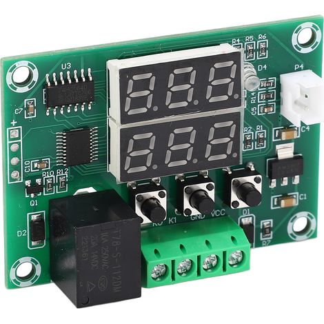 Digitales Thermostatmodul mit Doppelanzeige und Temperaturregler (DC12V) (1/5)