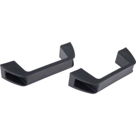 Rs Pro – Poignée de meuble en plastique – Entraxe 120mm – Dimensions 140mm x 40mm x 28mm – Filetage 6.5mm – Lot de 2 (1/2)