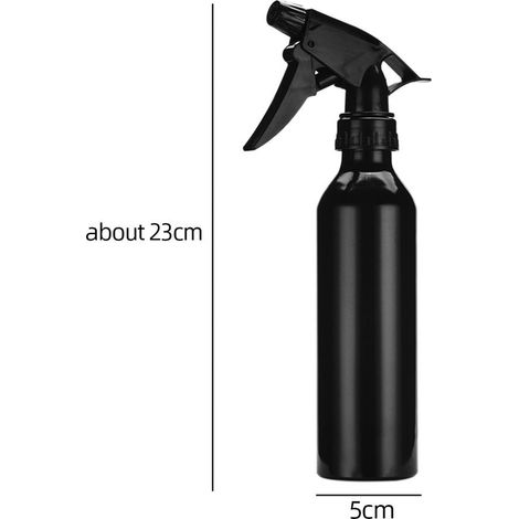 Lot de 2 flacons vaporisateurs hydratants portables en alliage d'aluminium, vides, pour vaporisateurs de fleurs et de plantes. (1/5)
