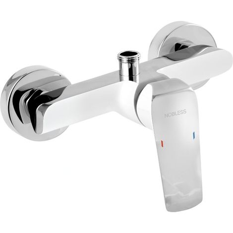 Novaservis Nobless Tina - Robinetterie de douche, blanc/chrome 38062/1,1 (1/2)