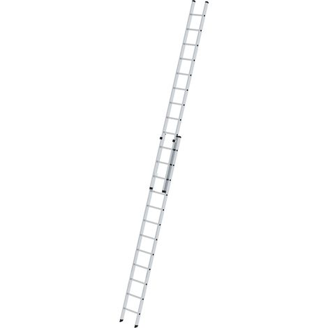 MUNK Aluminium-Schiebeleiter 2-teilig ohne Traverse 2x12 Sprossen (1/4)