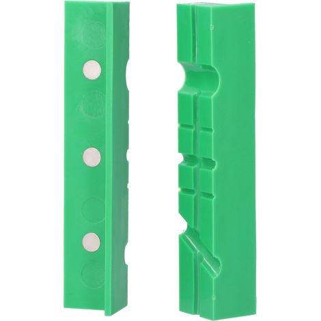 Étaux de banc mâchoires protections magnétiques universelles style prisme 6 pouces coussinets souples protecteurs outil machine. (1/5)