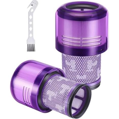 Filter passend für Dyson V12 Staubsauger, passend für Dyson V12 Origin, V12 Detect Slim, V12 Slim+ (2 Stück) (1/5)