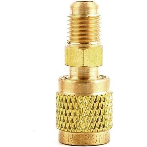 Cable adaptateur connecteur de tuyau R22 R134A vers R32 R410A taille 6,35 mm à 5/16 pour climatiseur (1/5)