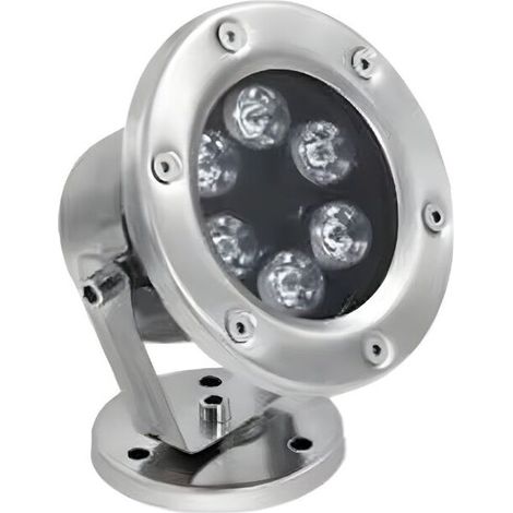 Spot Extérieur Orientable 6W IP68 DC24V - Blanc Neutre 4000K - 5500K - SILAMP (1/2)