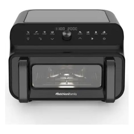 Melchioni Beatrice Friggitrice Ad Aria E Grill 10 Litri Fino a 230°c Acciaio Inox (1/2)