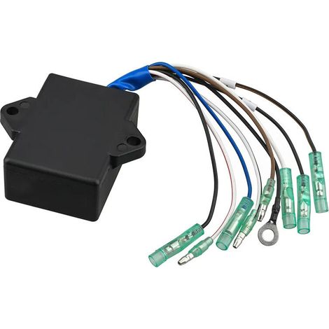 Boîtier d'allumage CDI pour moteur hors-bord Yamaha 2 temps 30 chevaux - Compatible avec 61N-85540-00. (1/3)