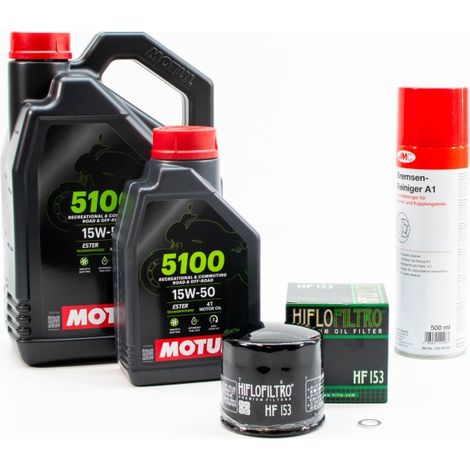 Kit Entretien Vidange pour DUCATI XDIAVEL BLACK STAR de 2021 à 2022 - MOTUL 5100 15W50 5L