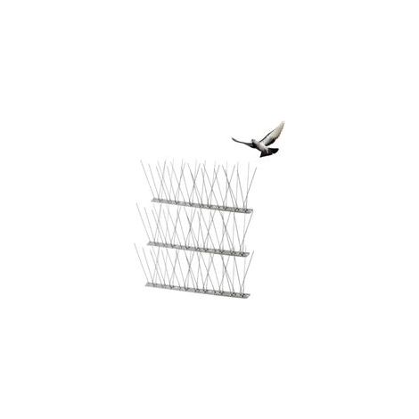 (3 Pièces) Pic Anti Pigeon en Acier Inoxydable 1 Mètres Anti Oiseaux pour Effrayer Corbeaux, Moineaux, Chats, des Animaux
