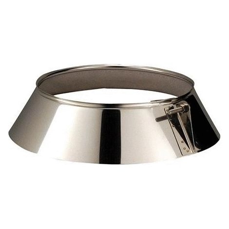 Poujoulat – Collier pour fumisterie inox avec joint – Étanchéité parfaite – Ø100 mm – 3 mètres de dépassement en toiture